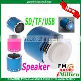 Blue/Red Line in Portable Speaker With FM Micro SD TF Stereo Speaker Music MP3 Player Amplifier