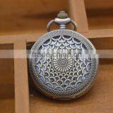 bronze vintage antique style steampunk pocket watch with chain