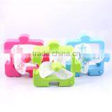 Cartoon Jigsaw Puzzle Desk Mini Personal Electricity Storage USB Fan
