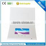 Fancy Design 7 Inch Hard Cover LCD Screen Graphic Video Greeting Cards