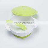 New Design Non-toxic Plastic Heat-resistance Baby Feeding Bowl Set thumbnail-3