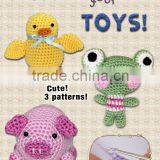 DIY Duck Frog Pig Crochet Animal Toys