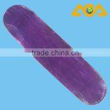 7.75" Hard Rock Blank Stained Yellow Skateboard Deck thumbnail-2