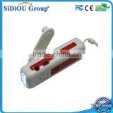 Mini Usb Crank Multi-function Dynamo Flashlight