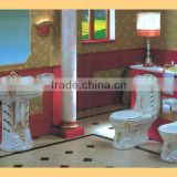 interior decor marble bath set