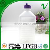 HDPE durable BPA free plastic cooking oil bottle with screw cap