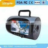 Portable DVD CD MP3 Boombox Player With USB/TV/FM thumbnail-6