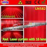 3200mW Red 16-Head Fat-Beam Laser Curtain