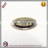 Custom Fancy Antique Metal Handbag Logo Plate
