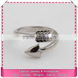 Cheap adjustable ring, arrows shaped metal ring
