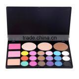 Chinese Factories Wholesale Custom Black 24 Slots Cosmetic Box, Fashion Beautiful Eye Shadow Box