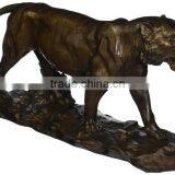 Personalized Handmade Color Painted Decorative Resin Tiger Statues for Sale thumbnail-1