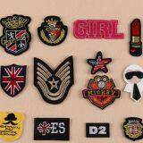 High Quality Eco-friendly Custom Embroidered Patches Iron On Embroidery Badge thumbnail-1