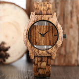 Double Layer Glasses Fashion Dressing Wooden Watches thumbnail-1
