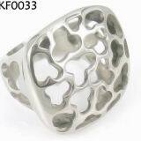 Customized Titanium Steel Jewelry Ring / 316l Stainless Steel Rings Men thumbnail-3