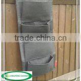 Grey Wall Vertical Gardening Wall Planter,Garden Living Wall Garden Planter 4 POCKETS thumbnail-1