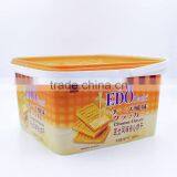 3L EDO Custom IML Plastic Cracker Containers With Two Handles,Maker of Plastic PP Biscuit Box thumbnail-4