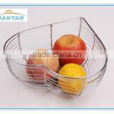 2016 Hot Sale Heart Shape Fruit Bowl, Metal Wire Fruit Basket thumbnail-1