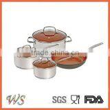 Aluminium Non-stick Copper Pan Frying Pan Set thumbnail-1
