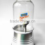 Nice Glass Orange Juice Dispenser Big Drinking 32 oz Storage Mason Jar thumbnail-5