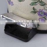 Printed Plastic Trash Can Stainless Steel Pedal Rubbish Bin Household Garbage Can thumbnail-3