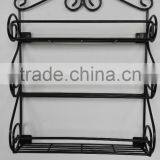 Wrought Iron Scroll 3-Tier Spice Rack thumbnail-2