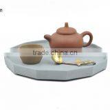 Industrial Decor Hexagonal Tray Cement Flower Tea Pot Tray thumbnail-1