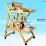 Two-layers Wooden Trolly thumbnail-1