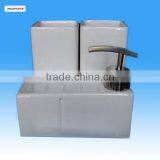 Factory Dirct Cheap White Ceramic Bathroom Set 4/saccessories Full Set thumbnail-1