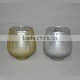 Electroplate Glass Candle Holder thumbnail-1