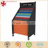 Customized Carpet Rolling Display Rack for Showroom