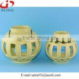 New Deisgn Home Decoration Ceramic Hurricane Lamp, Ceramic Lantern thumbnail-3