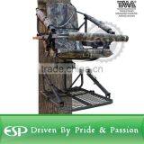 Steel Climbing Hunting Tree Stand With Safety Vest Harness, 250lb Capacity