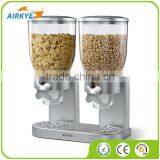 Double Dry Food Dispenser Kitchen Storage Container Cereal Snack thumbnail-3