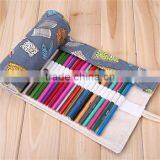 Simple Pencil Case Can Print Portable Pencil Bag Stationery Bag Roll Curtain for Students thumbnail-2