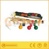 Outdoor Wooden Game Croquet Set thumbnail-1