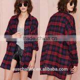 Hot Sale Summer Custom Western Women Plaid Shirt Factory Price thumbnail-5