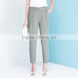 2017 New Skinny Nine Point Pants Korean Haren Female Leisure Trousers Loose Waisted Pants Sample Customization Manufacturer thumbnail-4