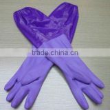 purple cheap hosehold protective gloves manufactor/supplier
