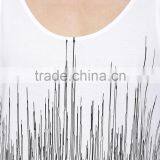 Fashion Pulse Print Vest Wholesale Sleeveless Hoodie Stringer Vest thumbnail-3