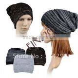 Korea Men's / Women's Unisex Knitting Ski Slouch Hot Oversized Beanie Hat Cap 7674 thumbnail-1