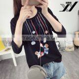 Girl Cartoon Student Long Sleeve Tshirt thumbnail-4
