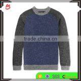 Top Selling 100% Wool Made Sweater Men With Ribbed Trim and Hem Man Wool Sweater Design thumbnail-1