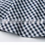 Dresses in Casual Dresses Sweet And School Style Off Shoulder Blue&White High-Waist Slim Ruffle Dress thumbnail-5