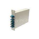 FWDM LGX Module MUX DEMUX With 12 LC Ports , 1310 nm / 1490 nm / 1550nm