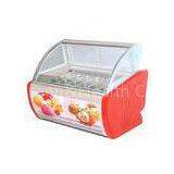 4 Trays - 20 Trays Countertop Ice Cream Display Freezer , Gelato Freezer Display thumbnail-1