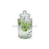 Eco - Friendly 4.2L Glass Drinks Dispenser With Tap for Bar & Wedding thumbnail-1