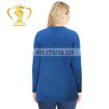 Plus Size Designs Elegant Navy Lace Tops Blouses Women 2017 thumbnail-2