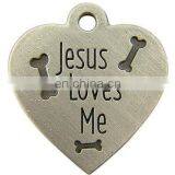 Religious /Cross Dog Tag With Ball Chain thumbnail-2