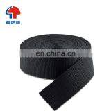 Black Houseables Webbing Strap Polypropylene Heavy Flat Strapping Resistant Fabric Waterproof for Seat Furniture Slings